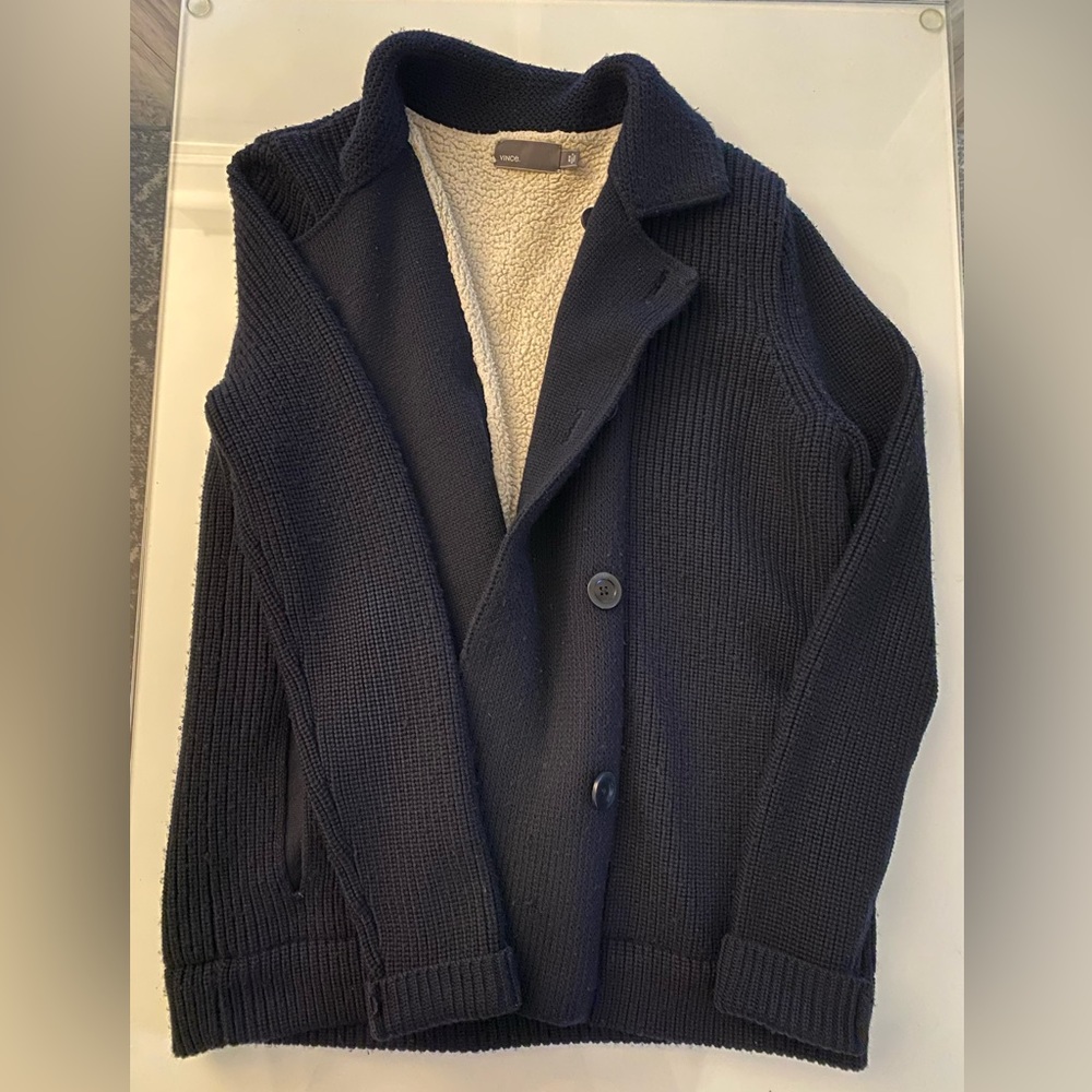 Vince blue knitted sweater